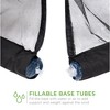 Best Choice Products 9ft Adjustable Bug Screen Accessory for Outdoor Patio Umbrella w/ Polyester Net, Fillable Base - 4 of 4