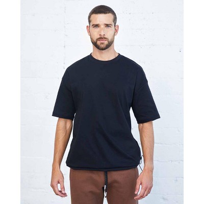 Spruce Fashion Casual Axis Mixed Media Boxy Tee