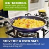 Granitestone 17 Pc Nonstick Cookware Set with Knife Set and Bamboo Cutting Board - 3 of 4