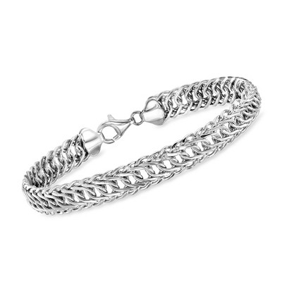 Ross-Simons Sterling Silver Cestina-Link Bracelet