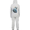 Everyday Kids Coquette Ghost Halloween Pullover Hoodie – Cute Ghost with Bow & Pumpkin Lantern – Cozy Fall Sweatshirt, Heather Gray - 2 of 3