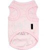 Parisian Pet 'Pretty in Pink' Fashionable Pink Pet T-Shirt – Comfortable Embroidered Dog Wear for All Occasions, Pink - 2 of 2