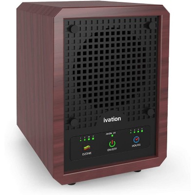 Ivation 5-in-1 Air Purifier & Ozone Generator for up to 3,500 Sq/Ft, Ionizer & Deodorizer- Included 2 UV Lights, Photo-Catalytic & Carbon Filters