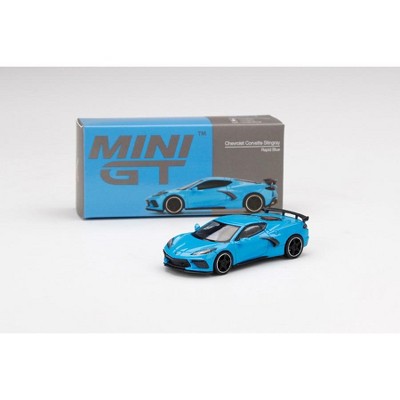 2020 Chevrolet Corvette C8 Stingray Rapid Blue Limited Edition to 3000 pieces 1/64 Diecast Model Car by True Scale Miniatures