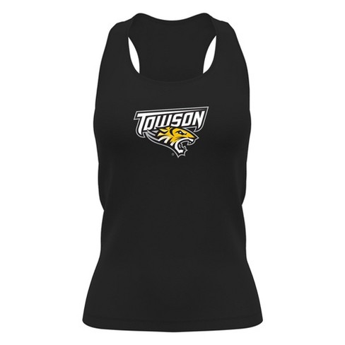 Towson University Adult Women's Sport Tank Top Primary Logo, Black - image 1 of 4