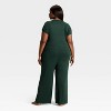 Women's Pointelle Short Sleeve Shirt and Pants Pajama Set - Auden™ - 2 of 3