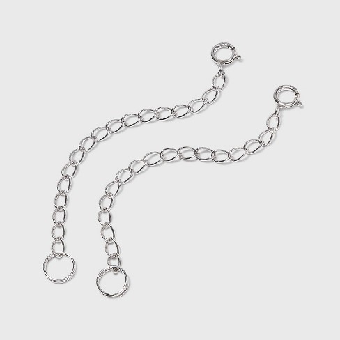 removable 2 extender chain • sterling silver or 14k gold filled