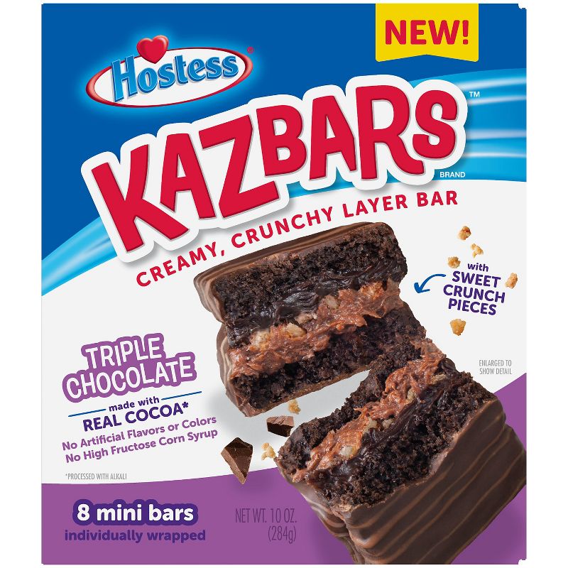 Hostess Triple Chocolate Kazbars - 10oz / 8ct, 1 of 11
