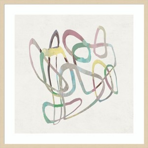 Amanti Art Pastel Swirl I by Jacob q Wood Framed Wall Art Print - 1 of 4