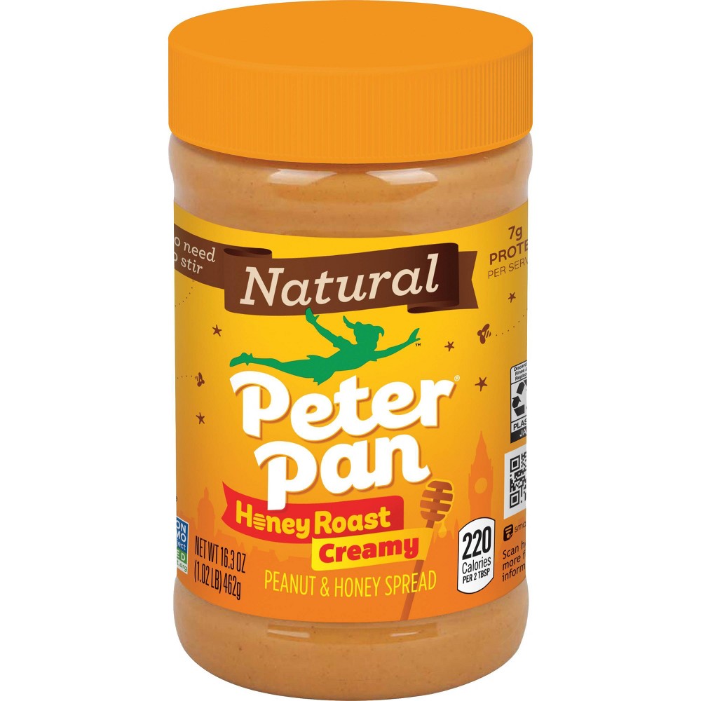 UPC 045300005386 product image for Peter Pan 100% Natural Creamy Honey Roast Peanut Butter 16.3oz | upcitemdb.com