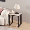 Rosary Blenn Side Table – 18" Modern Nightstand - 4 of 4