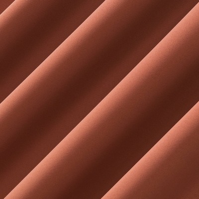 Terracotta Blackout Rod Pocket Polyester Curtain Panel