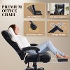 Office Chair with Foot Rest, PU Home Computer Desk Chairs with Ergonomic Back Support, 360¡ãSwivel Free, 500LBS Big and Tall Office Chair - 2 of 4