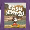 Girls' - Disney - Easy Breezy Fitted Short Sleeve Graphic T-Shirt - 2 of 4