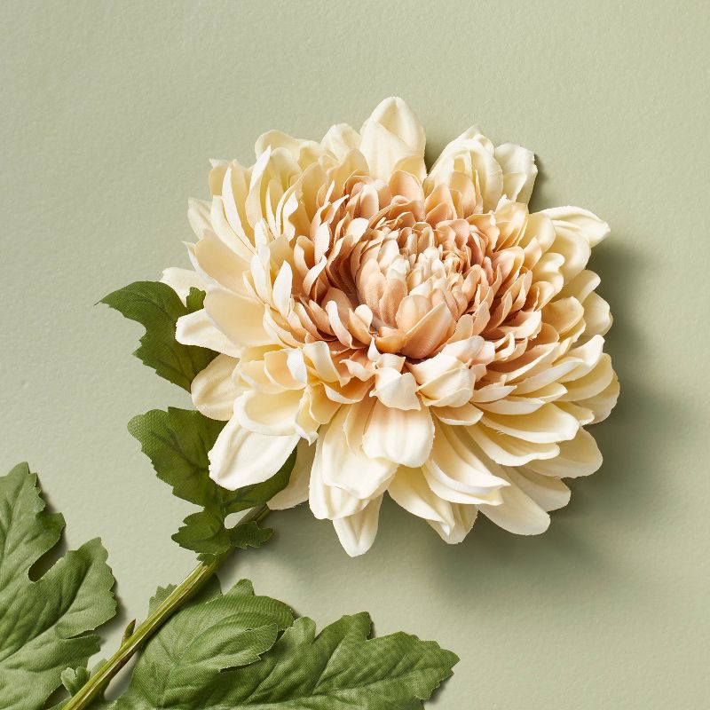 25&#34; Faux Tan Chrysanthemum Flower Stem - Hearth &#38; Hand&#8482; with Magnolia, 4 of 7