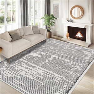 Fulvari Area Rug for Living Room Washable Rug Non Slip Large Bedroom Stain Resistant Dining Room Throw Rug Accent Carpet - 1 of 4