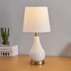 Maxax White/Blue Ceramic Table Lamp - 2 of 4