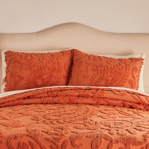 BrylaneHome Paisley Chenille Standard Sham - 1 of 2