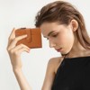FATMOON Slim Wallet for Women -  RFID Blocking Fashion Minimalist Bifold with Zipper Coin Purse | Fits Travel | Lightweight PU Leather - 2 of 4