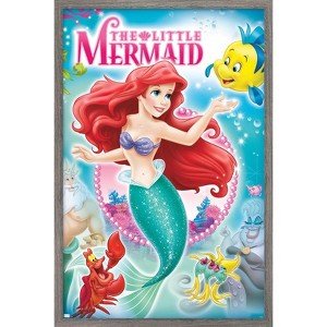 Trends International Disney The Little Mermaid - Cover Framed Wall Poster Prints - 1 of 4