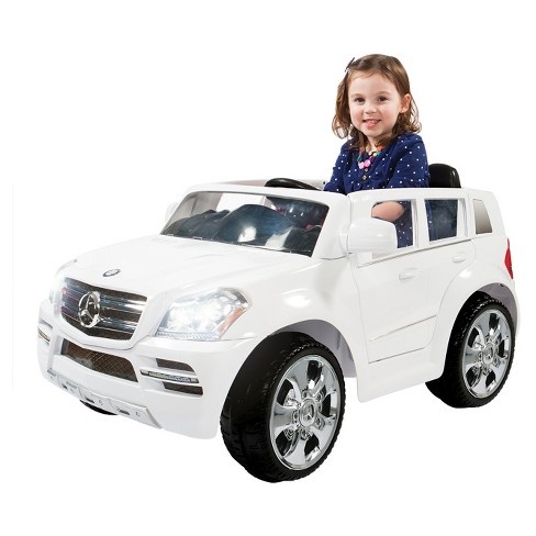 Rollplay Kids Ride On 6v Mercedes Benz Gl450 Suv White