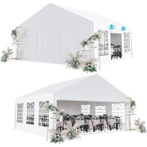 Outdoor Heavy Duty Party Tent, Heavy Duty Outdoor Wedding Tent with Large Roof - 1 of 4