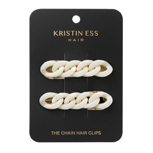 Kristin Ess The Chain Hair Clip - 2ct - 1 of 4