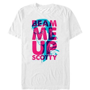 Men's Star Trek Kirk Beam Me Up Scotty 3D T-Shirt - 1 of 4