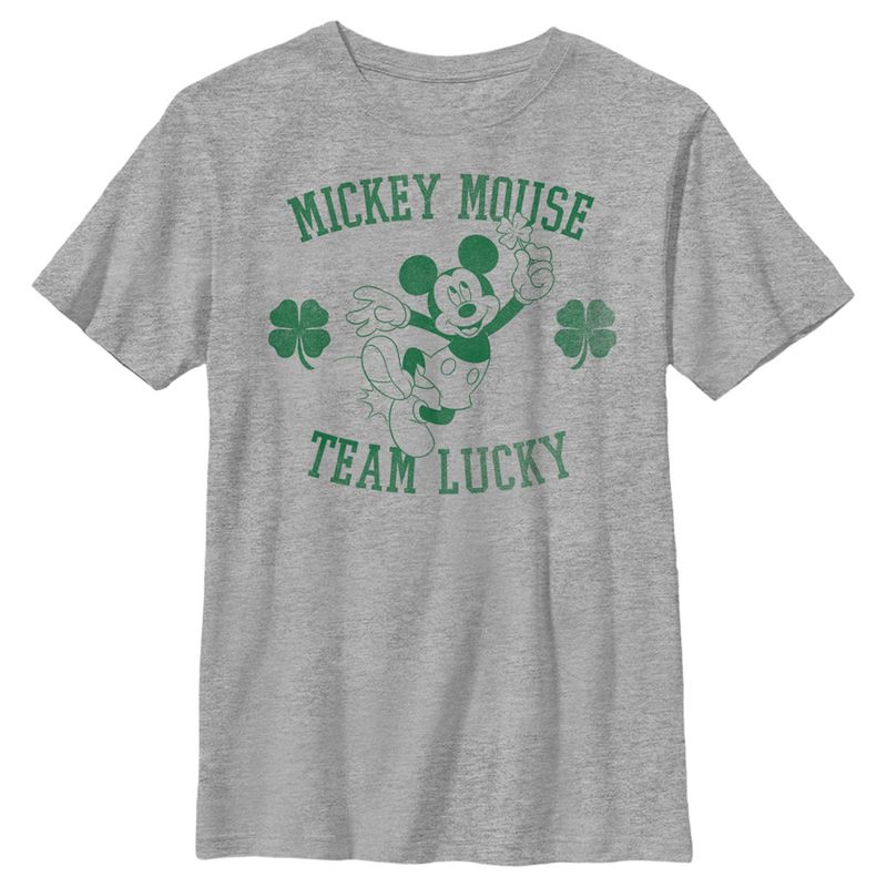 Boy's Disney Mickey Mouse Team Lucky T-Shirt, 1 of 6
