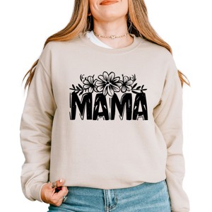 Simply Sage Market Mama Topped With Flowers Sweatshirt - 1 of 4