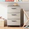 3 Drawer Storage Cabinet Gray - Brightroom™ - image 2 of 3