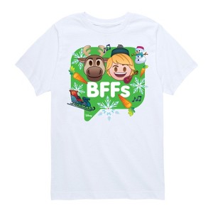 Boys' - Disney - Bffs Kristoff Sven Short Sleeve Graphic T-Shirt - 1 of 4