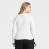 Women's Long Sleeve Rib Scoop Neck T-Shirt - Universal Thread™ - 2 of 3
