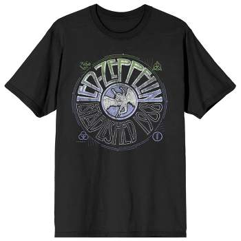 Led Zeppelin Established 1968 Vintage Crew Neck Short Sleeve Black Men's T-shirt