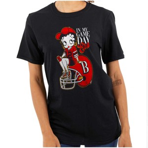Betty Boop Football Game Day Era Womens Graphic T Shirt Tees Brisco Brands - 1 of 4