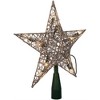 Kurt Adler (#UL0131S) Silver Wire Star Tree Topper w/ 10 Lights, 9" - 2 of 4