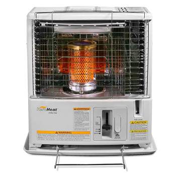 Sengoku KeroHeat Economic Portable Travel Indoor Outdoor Radiant Kerosene Space Heater with Automatic Safety Shut Off, 10,000 BTU, White