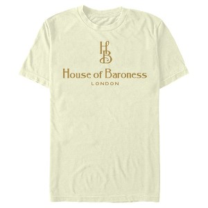 Men's Cruella House of Baroness London Logo Gold T-Shirt - 1 of 4