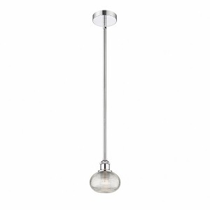 Ithaca - 1 Light Stem Hung Mini Pendant In Industrial Style-6.5 Inches Tall and 6 Inches Wide - 1 of 1