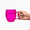 Barbie x Dragon Glassware 16 oz Double Walled Glass Coffee Mugs Set of 2 - 3 of 4