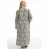 June + Vie by Roaman's Women's Plus Size Boho Maxi Dress - 3 of 4