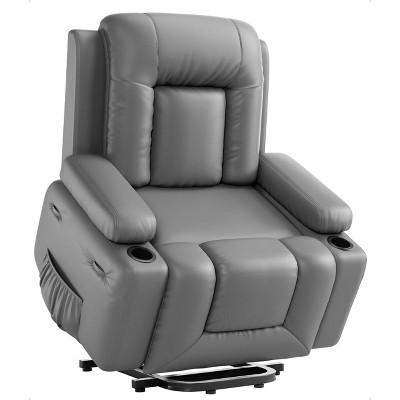 Power Lift Recliner Chair with Heat, Massage, Oversized Wide Electric Recliner for Elderly