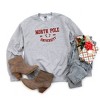 Simply Sage Market Women's Graphic Sweatshirt EmbroideredNorth Pole University -Red Ink - 3 of 3