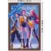 Trends International Netflix KPop Demon Hunters (2025) - Huntrix Hero Group Framed Wall Poster Prints - 3 of 4