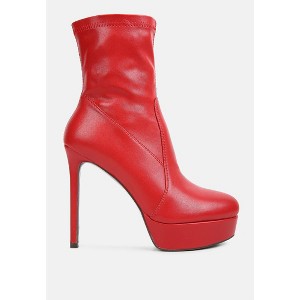 Rossetti Stretch Pu High Heel Ankle Boots Women - 1 of 4