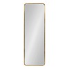 Kate and Laurel Caskill Rectangle MDF Full Length Mirror, 16x48, Gold - 4 of 4