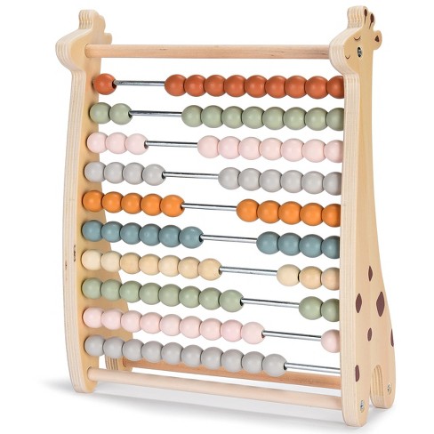 Childlike Behavior Math Counting Toy Made Of Wooden Beads And Rack Toddlers And 1st Grade Kids Target