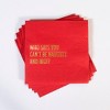 Pretty Alright Goods 20ct 'Who Says You Can't Be Naughty And Nice' Cocktail Napkins - 2 of 3