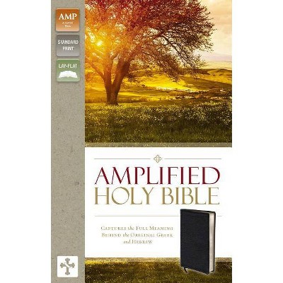 Amplified Bible-Am - by  Zondervan (Leather Bound)