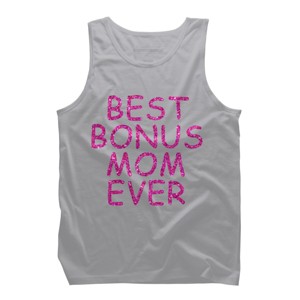 Men's Design By Humans Best Bonus Mom Ever Stepmom Love By MeowShop Tank Top - 1 of 2